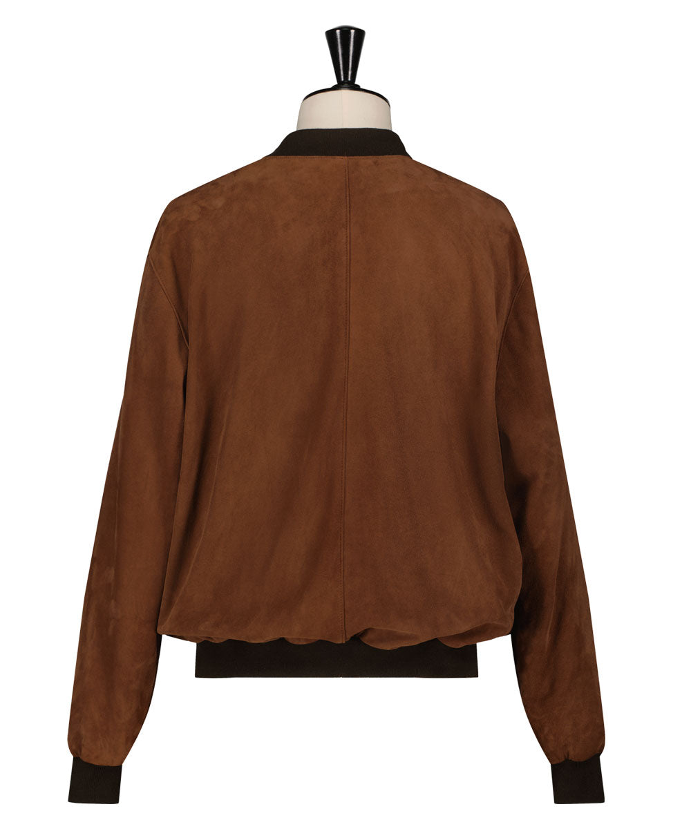 Jimmy chèvre velours marron Berteil