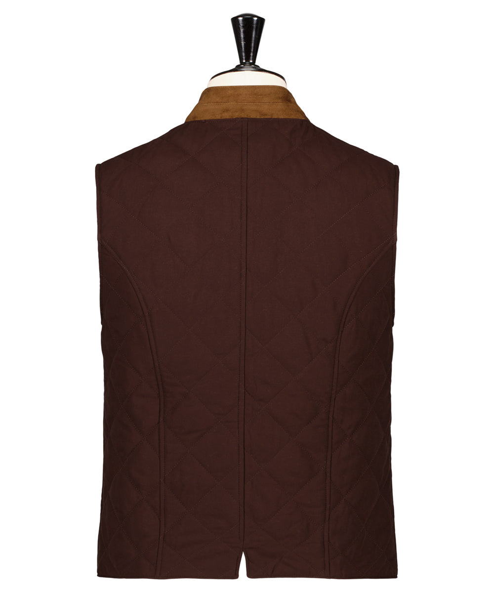 Gilet matelassé marron Berteil