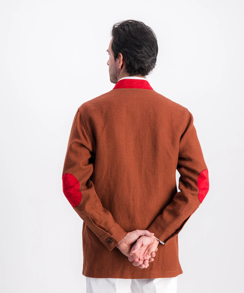 Veste 100% Lin inspirée des vestes autrichiennes