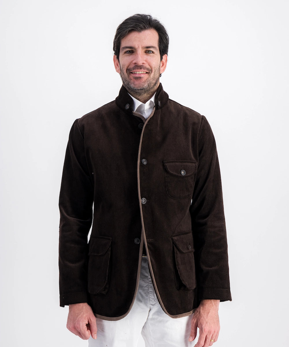 Veste 100% laine foulée