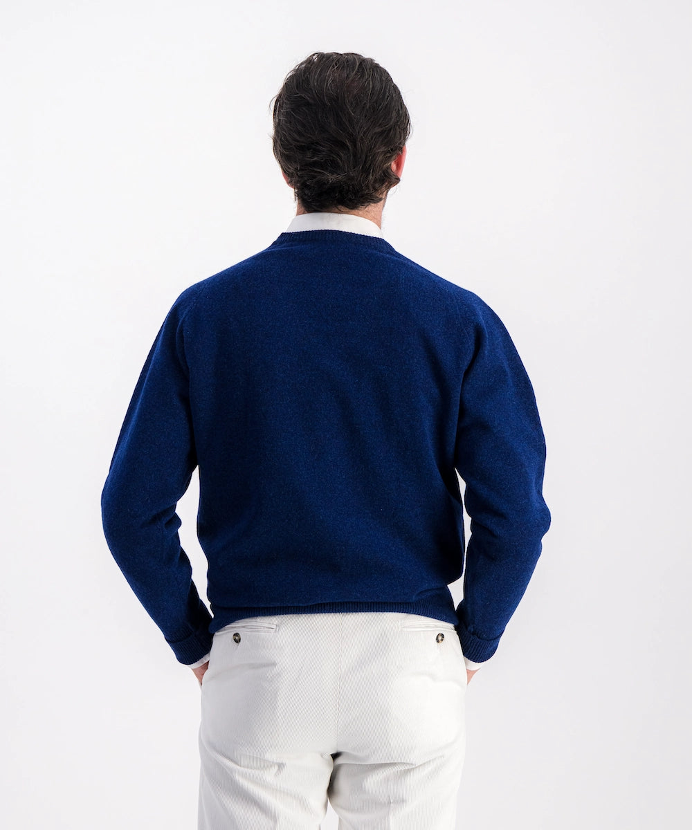 Pull col V 100% laine d'agneau