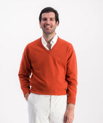 Pull col V 100% laine d'agneau