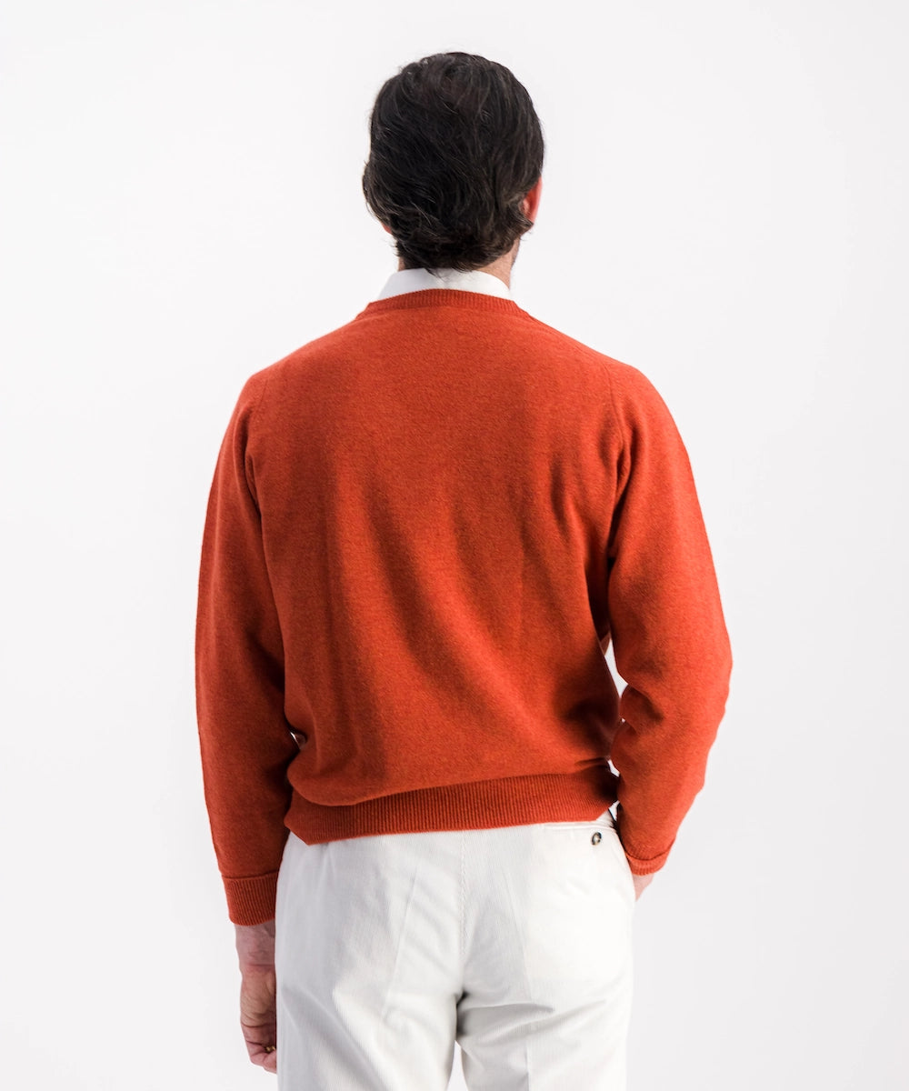 Pull col V 100% laine d'agneau