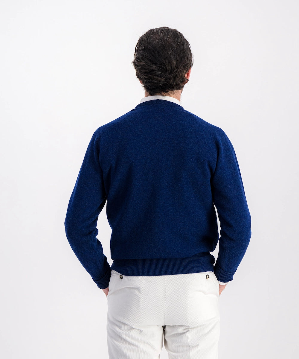 Pull col rond 100% laine d'agneau