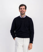 Pull col rond 100% laine d'agneau
