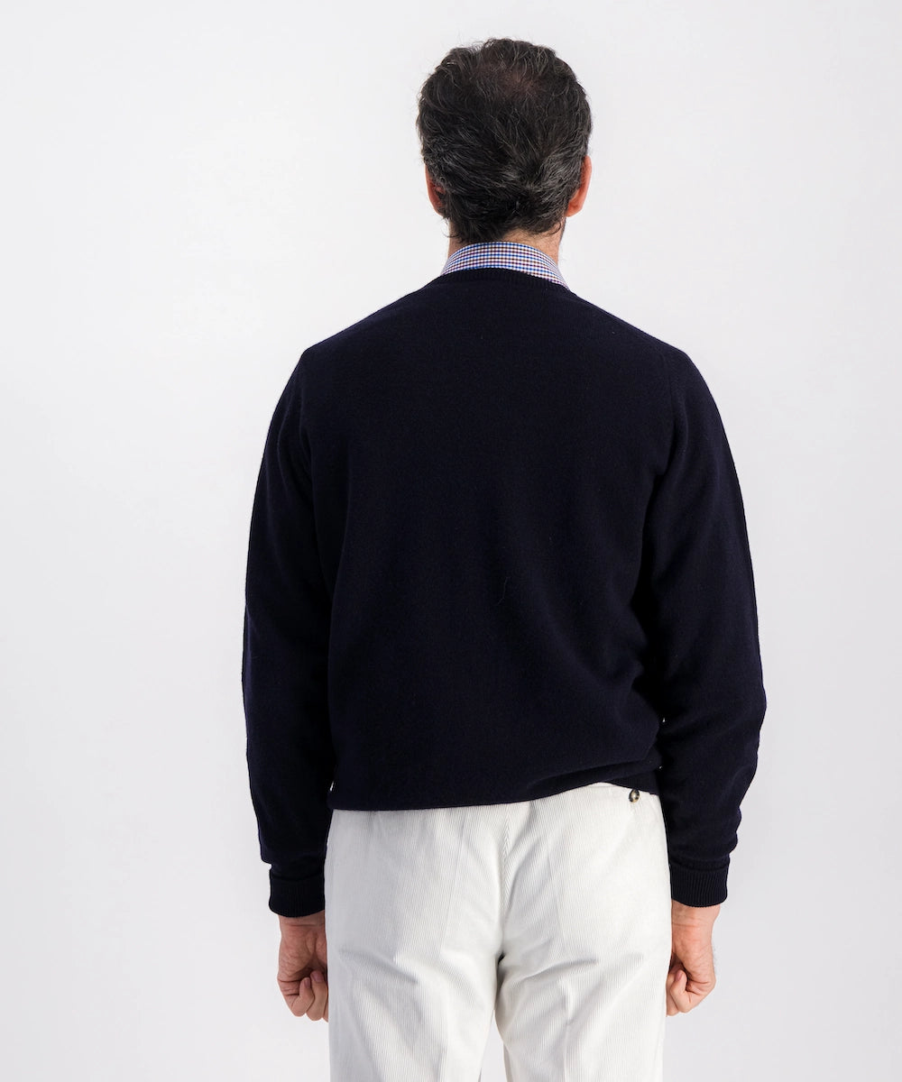 Pull col rond 100% laine d'agneau
