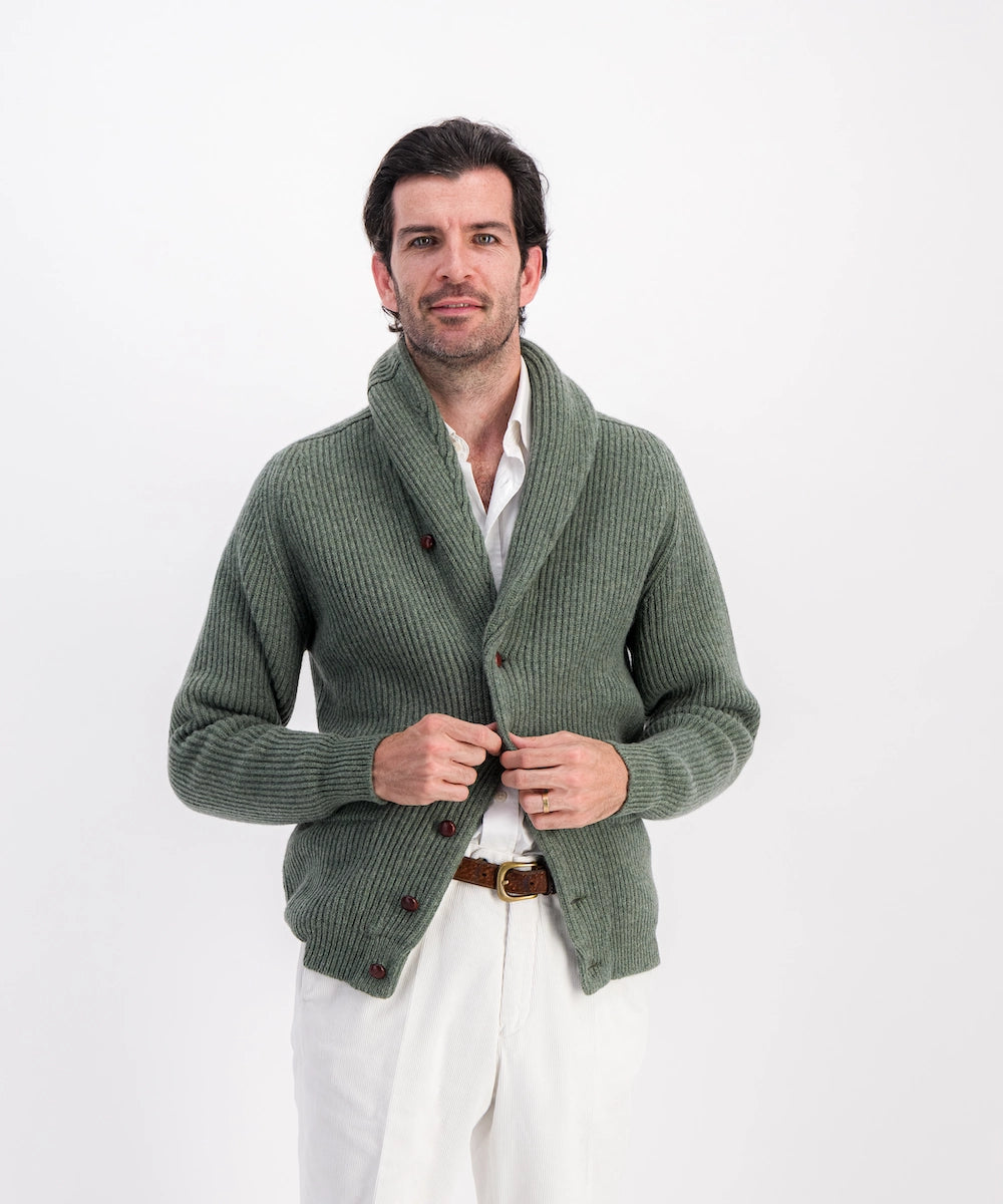 Cardigan 100% laine d'agneau