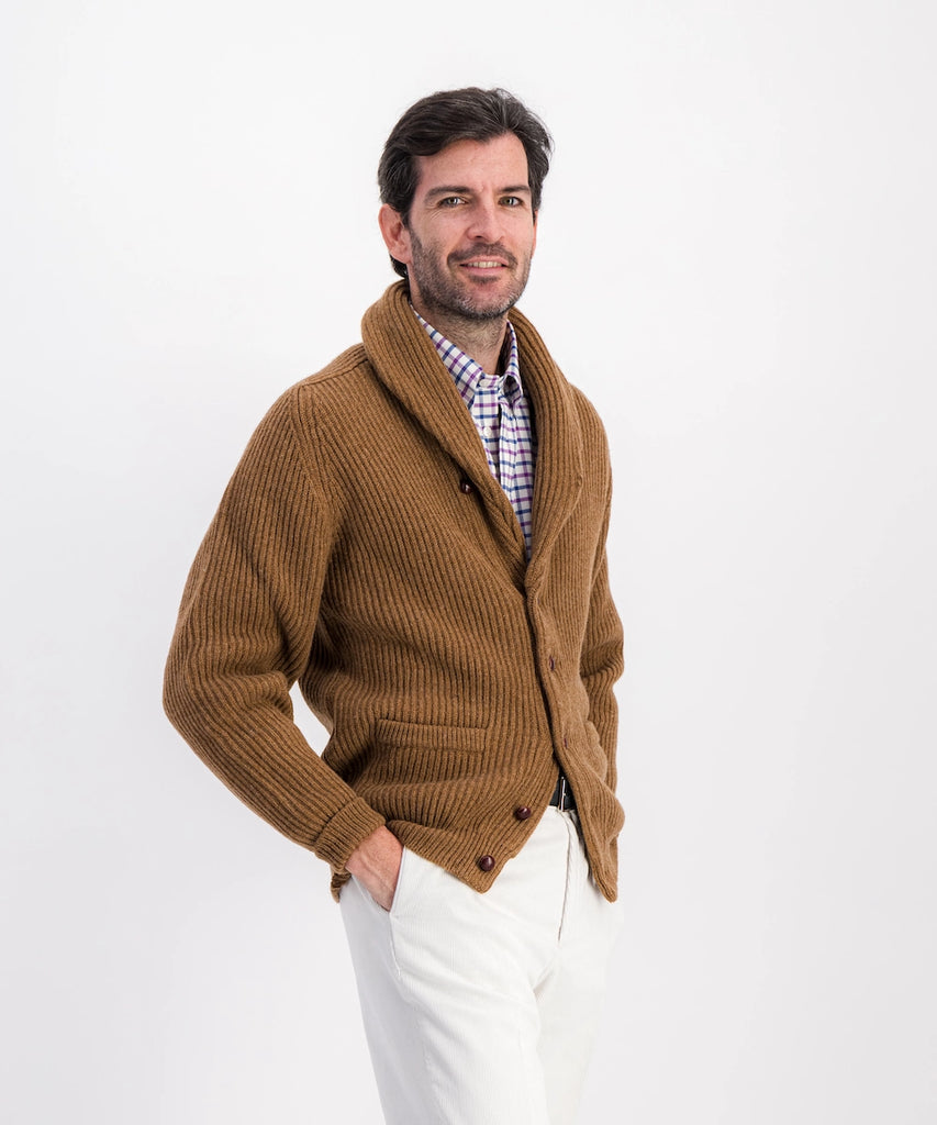 Cardigan 100% laine d'agneau