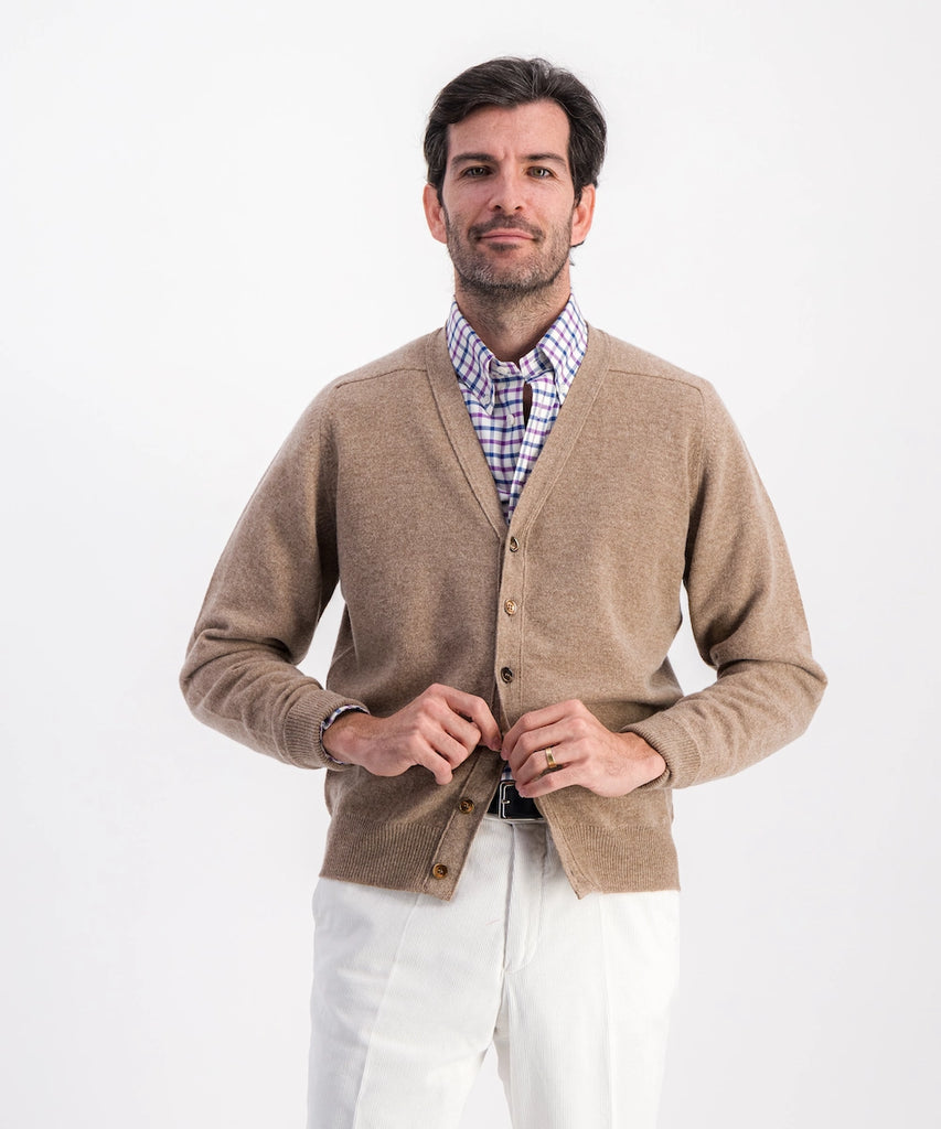 Cardigan 100% laine d'agneau