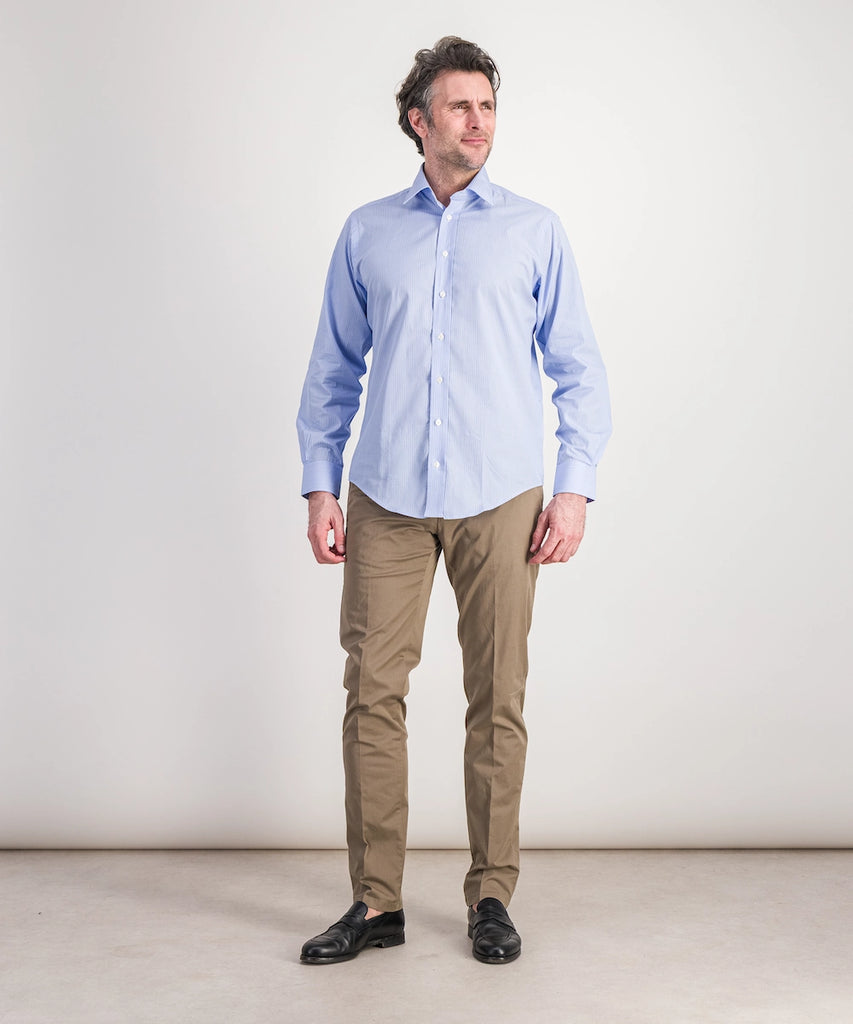 Chemise Burton Homme - Taille XL - Beige à Carreaux - Manches Longues Double Fit - Occasion Très Bon état