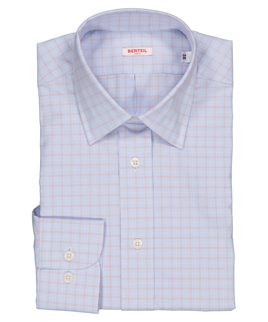 Chemise col ville avec poignets simples