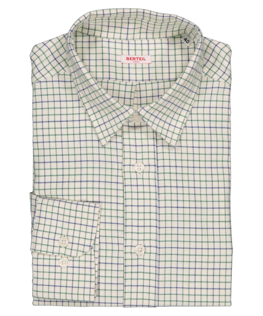 Chemise col ville avec poignets simples