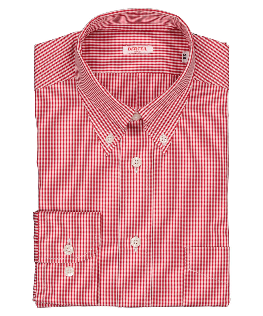 Chemise col boutonné et poignets simples