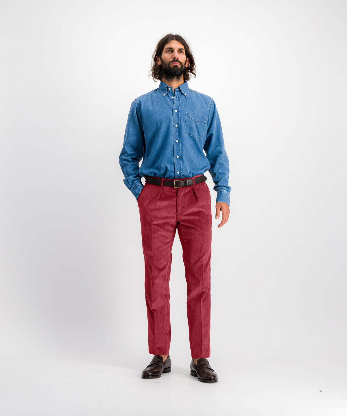 Pantalon Modern Fit Pince Berteil