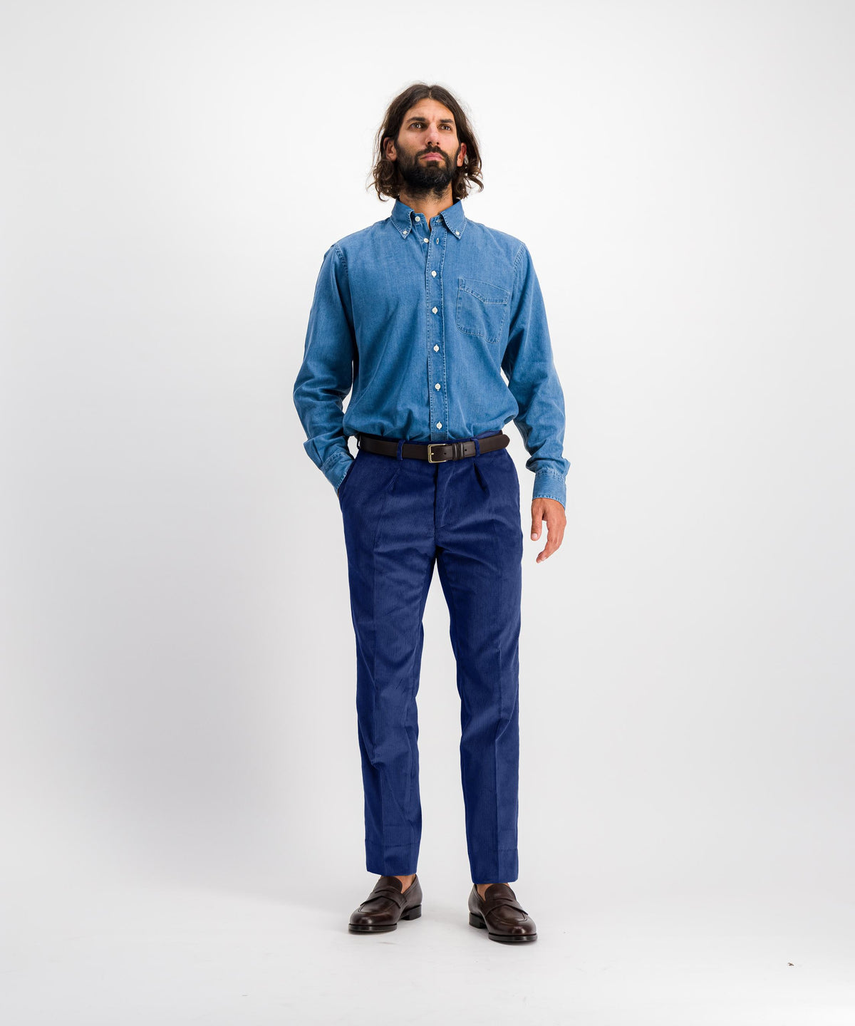 Pantalon Modern Fit Pince Berteil