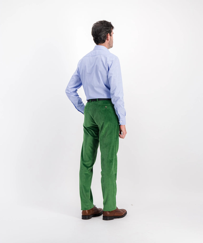 Pantalon en velours à moyennes côtes 