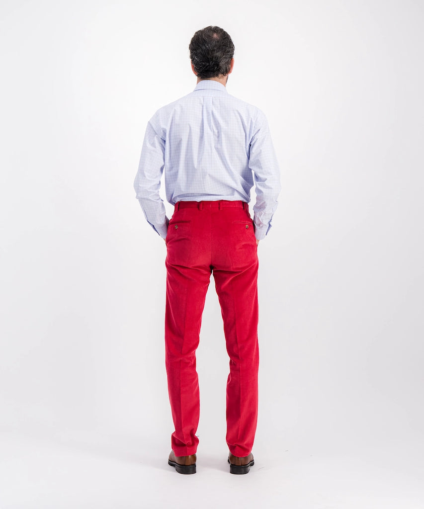 Pantalon en velours à fines côtes