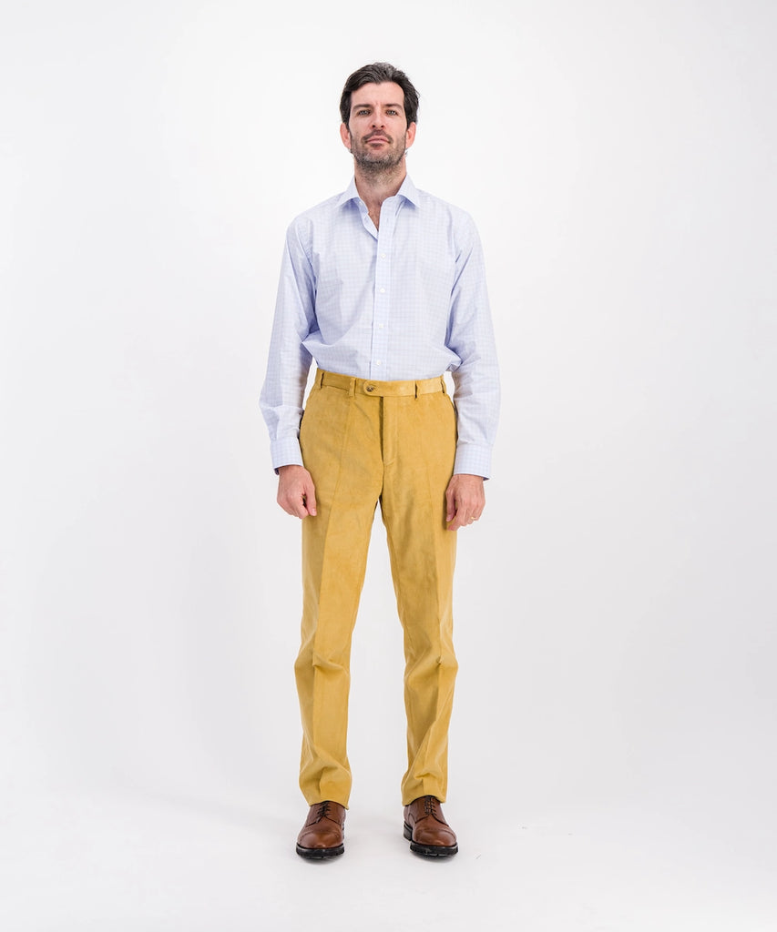 Pantalon en velours à fines côtes