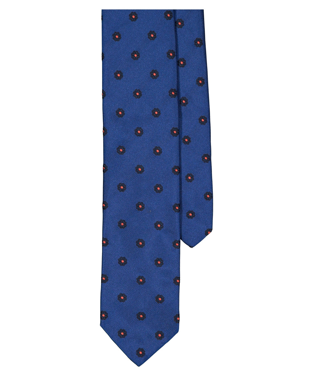 Bretelle Homme Effet Cravate – Bleu Et Lilas, 36 Mm, Avec Cuir – 100 % Made In Italy – Neuf Avec étiquettes