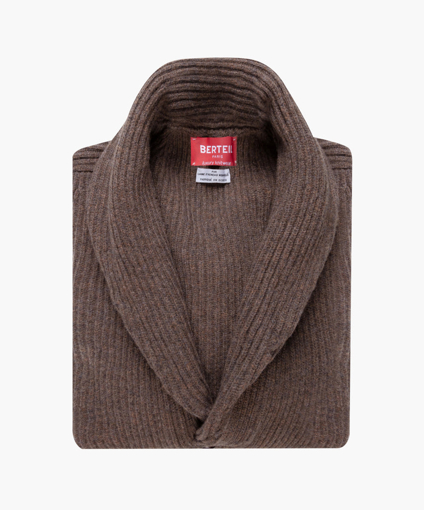 Cardigan 100% laine d'agneau