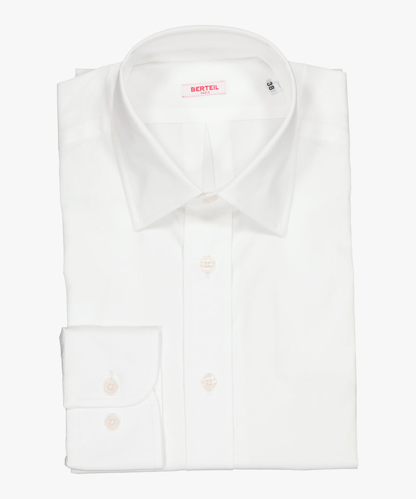 Chemise col boutonné avec poignets simples