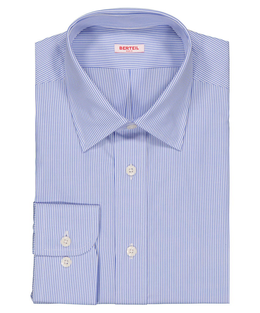 Chemise col ville avec poignets simples