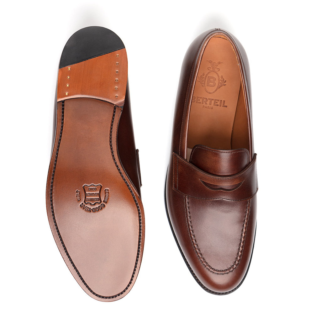 Mocassins Boston marron