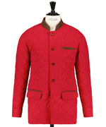 Veste Alexander matelassée rouge Berteil