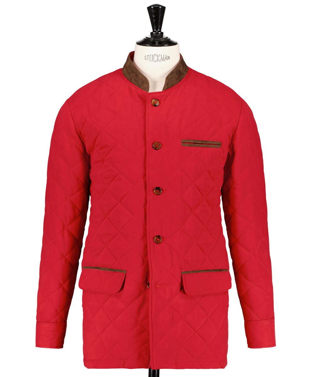 Veste Alexander matelassée rouge Berteil