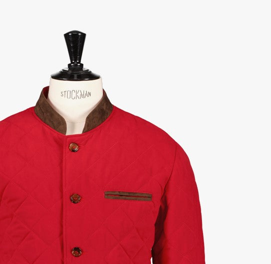 Veste Alexander matelassée rouge Berteil