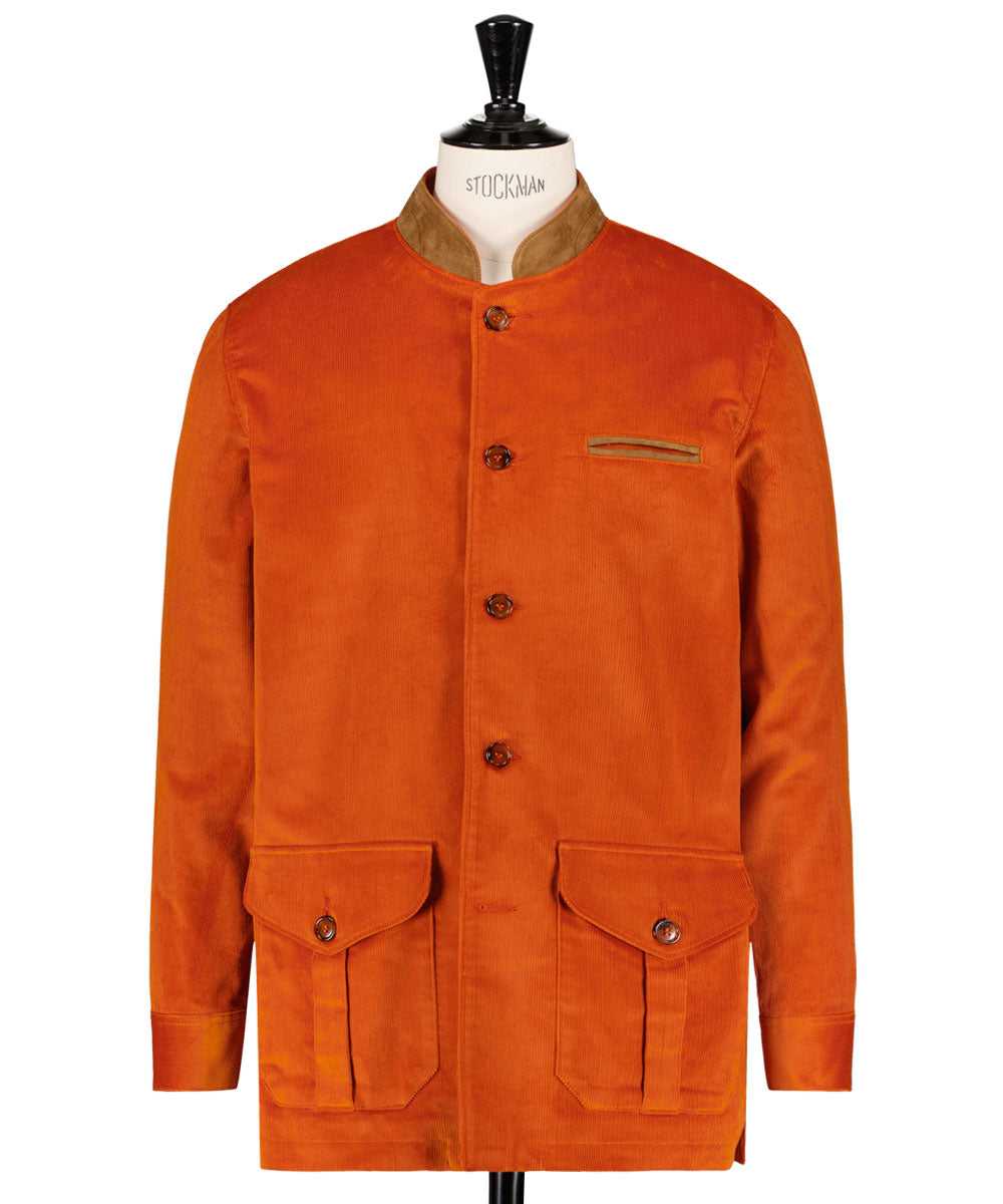 Veste 100% velours de coton côtelé inspirée des vestes autrichiennes