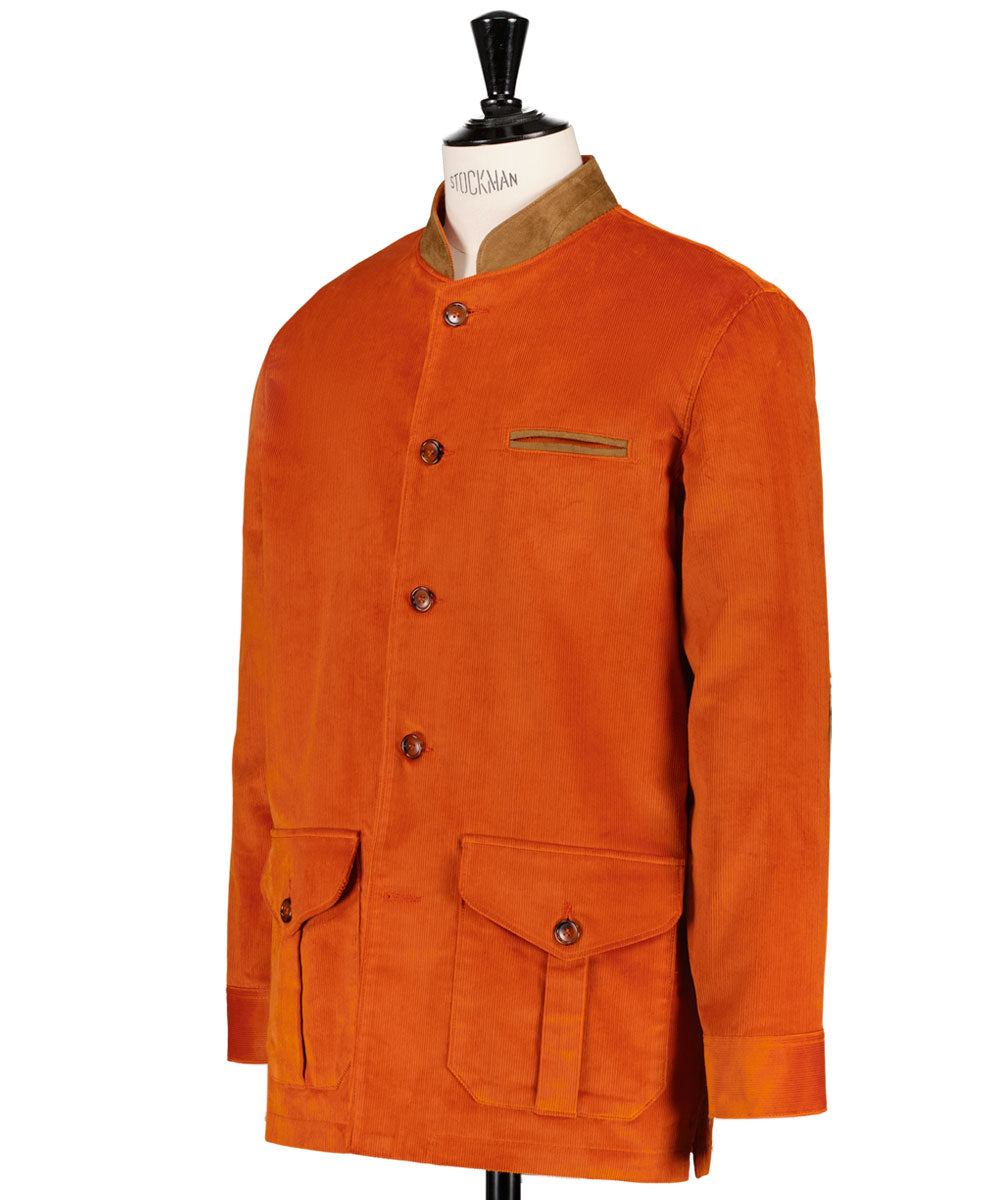 Veste 100% velours de coton côtelé inspirée des vestes autrichiennes