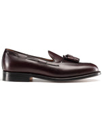 Alden - Mocassin à pampilles bordeaux Berteil