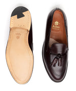 Alden - Mocassin à pampilles bordeaux Berteil