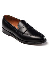 Black boston loafers