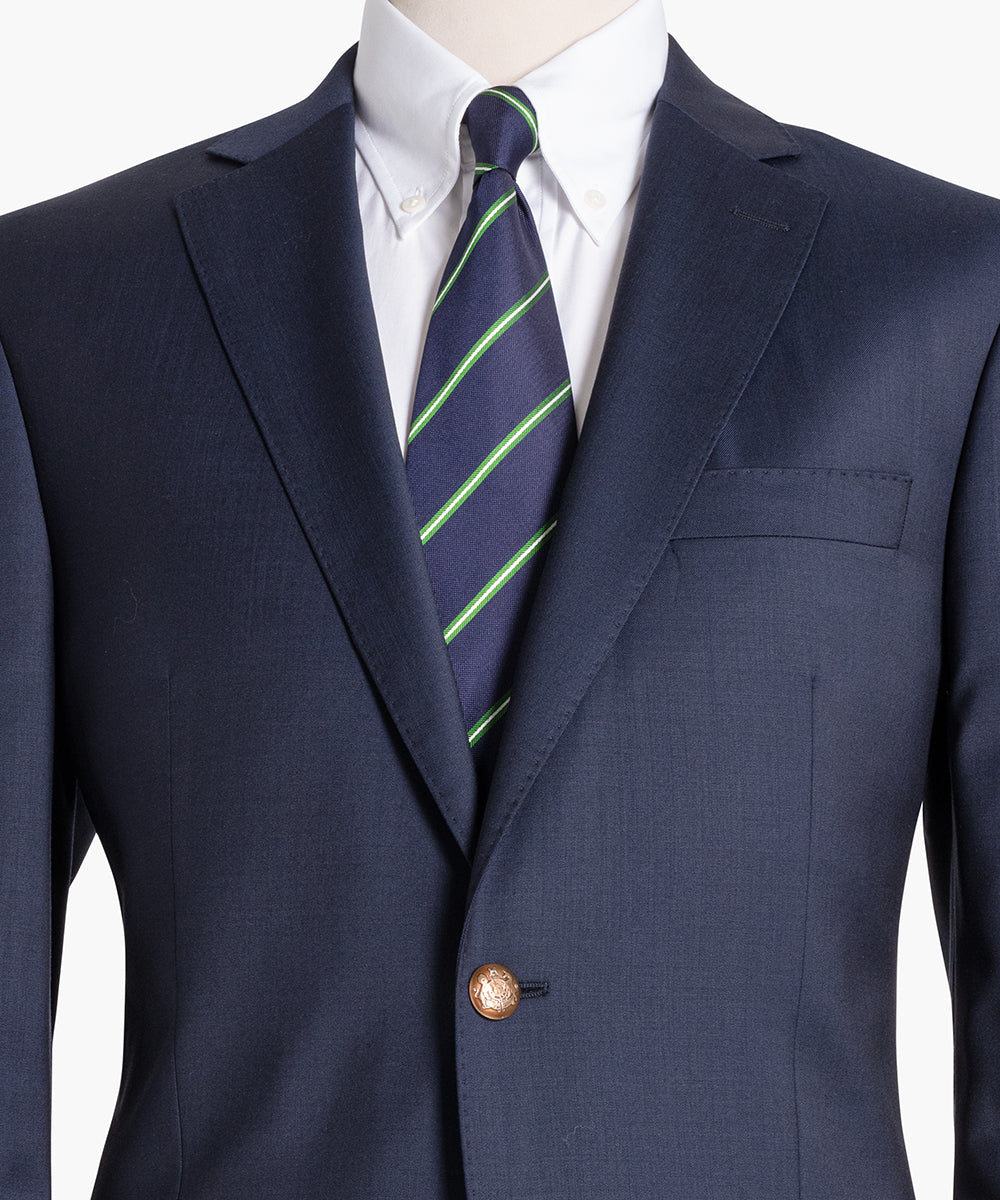 Blazer droit 2 boutons marine
