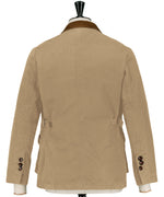 Veste outdoor avec un col téba à revers en velours