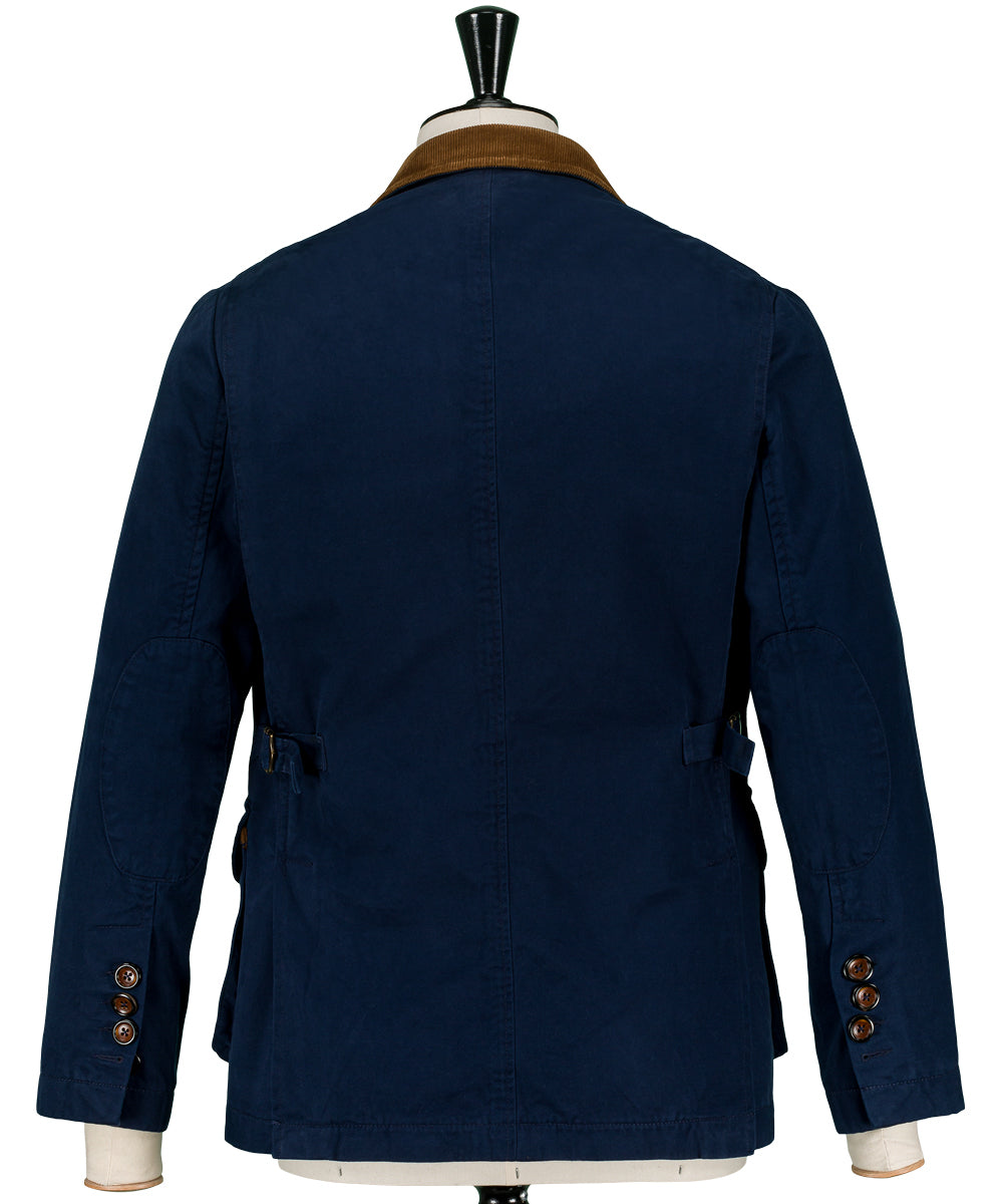 Veste outdoor avec un col téba à revers en velours