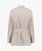 Veste kenya en Seersucker rayé