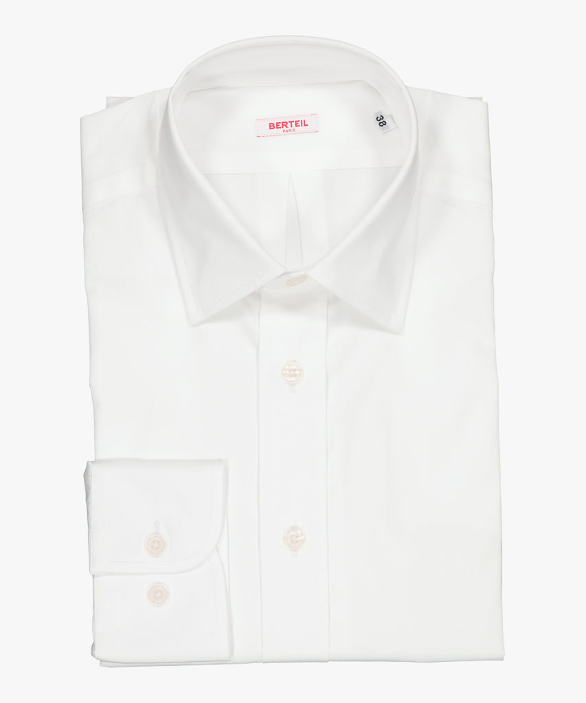 Chemise blanche col boutonné Berteil