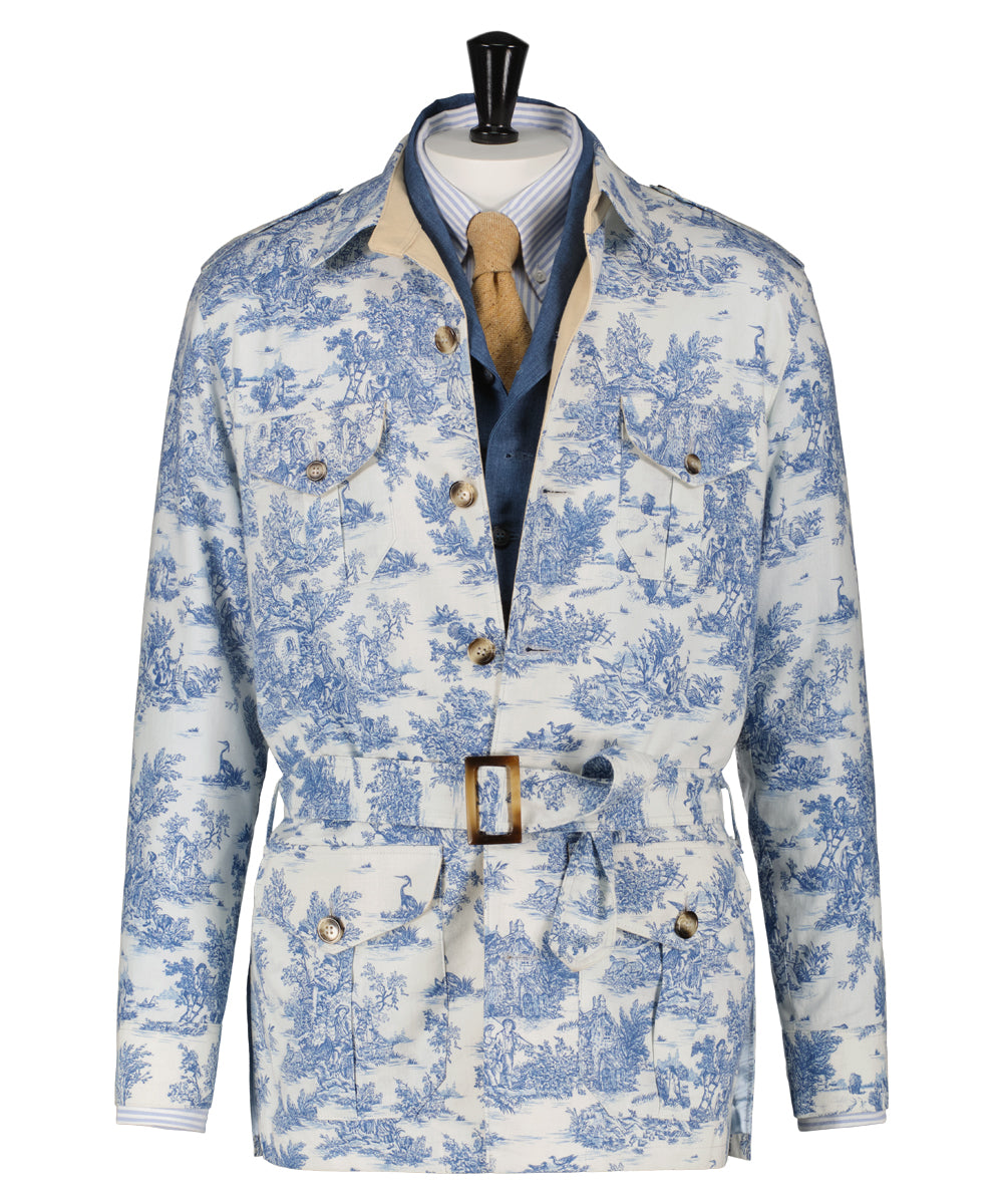 Veste Outdoor Saharienne 4 P. Ceinture Doublée Pinkerton Berteil