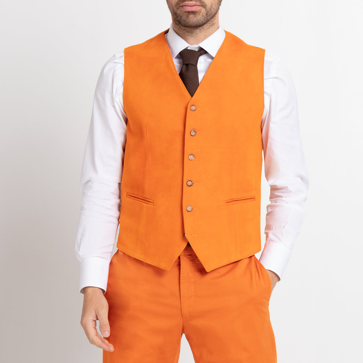 Gilet Tailleur Droit Formel Berteil