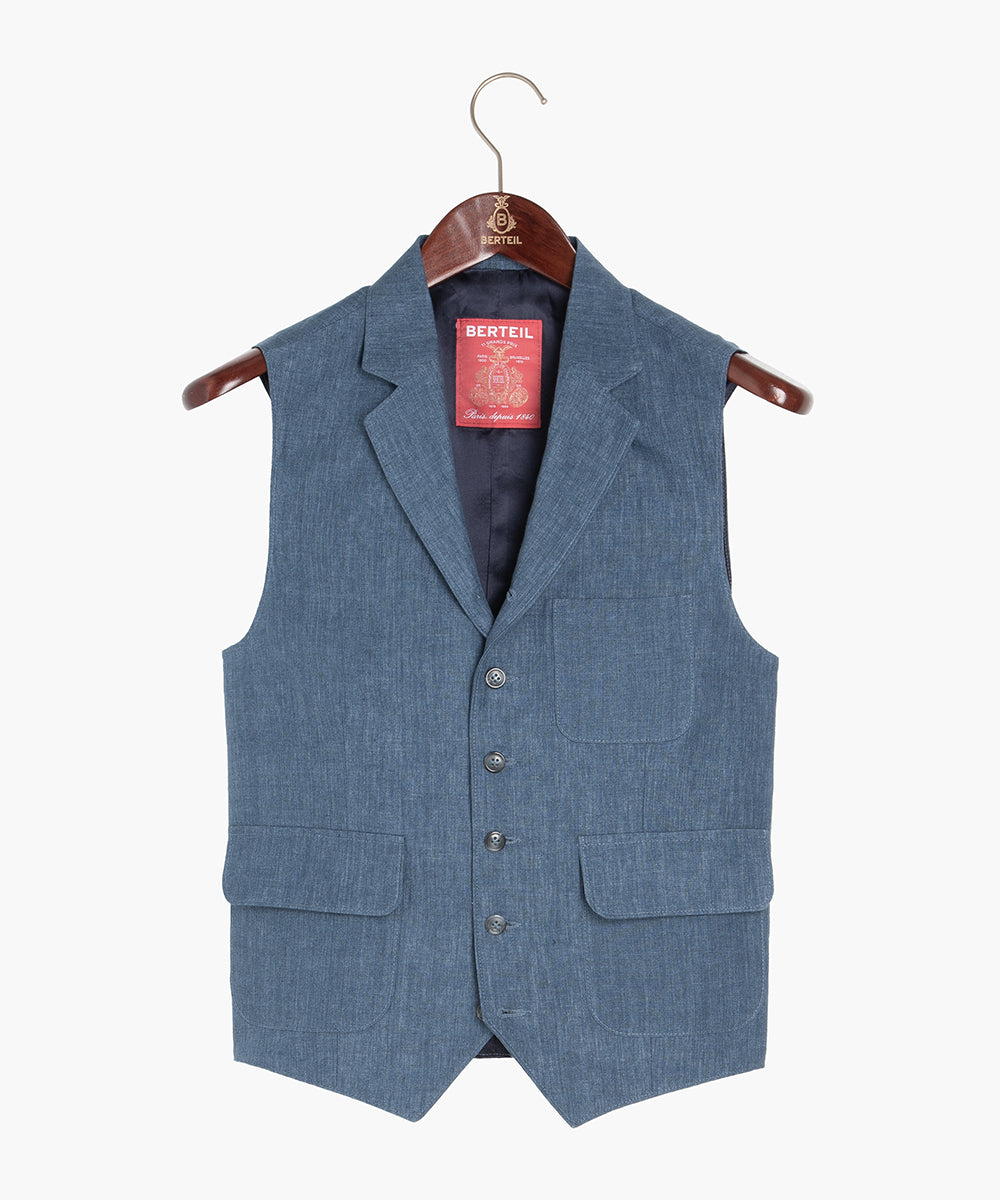 Gilet Tailleur Droit Fantaisie Berteil