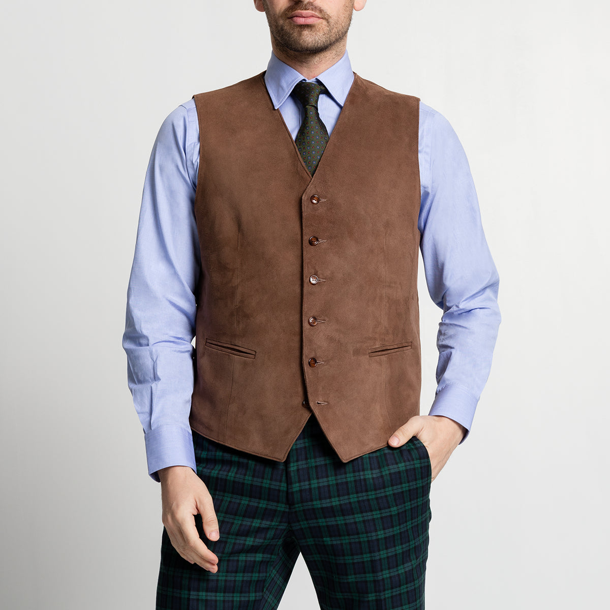 Gilet Tailleur Droit Formel Berteil