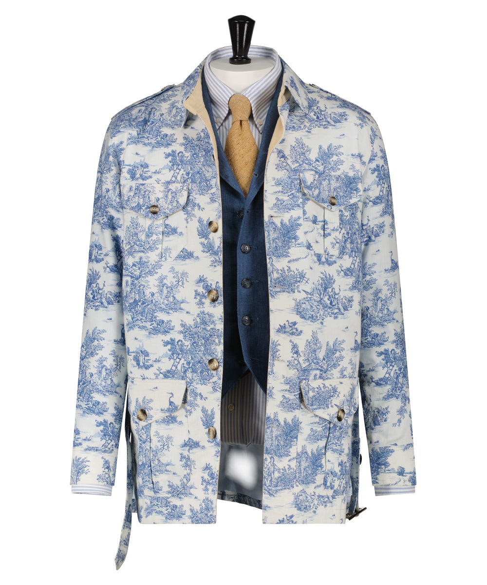 Veste Outdoor Saharienne 4 P. Ceinture Doublée Pinkerton Berteil