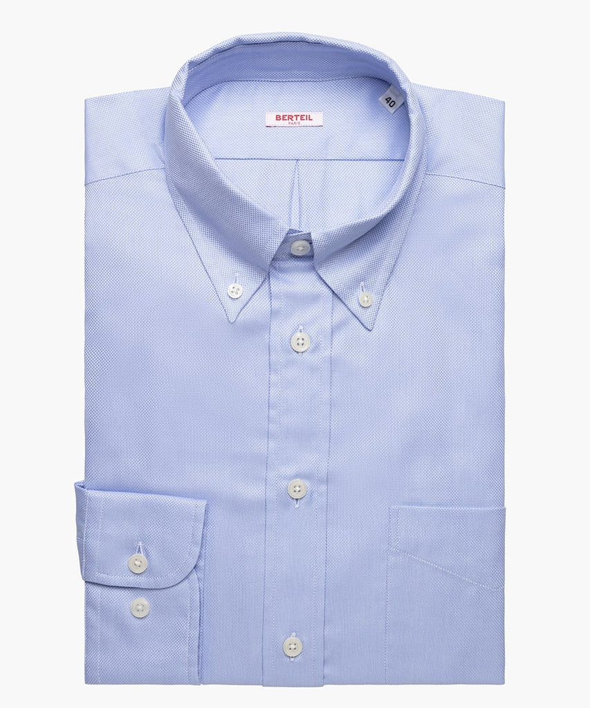 Chemise Regular Col Boutonné Poignet Simple Berteil
