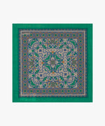 Pochette en laine de yack parterre vert Berteil